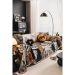 Funda Sofa Home Chenille Leopard Print Diivanimatt Heittekid Kogu hooaja telkimine pikniku kate Diivani kate 180x130cm