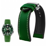 Klassikaline 20mm 21mm 22mm L&otilde;uend Nailon Seiko kelladele Kummist Rihm Veekindel Kellarihm Meestele Tissot Citizen Mido Kellatarvikud 21mm