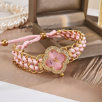 Teemantidega inkrusteeritud ristik, elegantne sihverplaadi kaunistus, kootud laisa inimese n&ouml;&ouml;riga k&auml;ev&otilde;ru kell valge