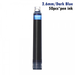 Tarvikud Kirjutusvahendi t&uuml;&uuml;p &Uuml;ldine tindikott Pliiats Ink Sac Tindikassett Vahetatav t&auml;iteaine 2.6mm tumesinine v&auml;rv