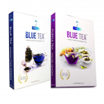 Teekomplekt firmalt Clitoria: Masala, v&uuml;rtside ja sidruniga (100 g), Sinine tee India Chai Masala ja lilla tee v&uuml;rtsidega sidrunikomplekt, sinine tee