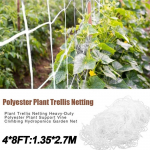 Aiataimede ronimisv&otilde;rk Raske pol&uuml;ester Morning Glory Vine Ronimisv&otilde;rk H&uuml;dropooniline Aiav&otilde;rk Taimede kasvuv&otilde;rgu tugiv&otilde;re v&otilde;rk Aiat&ouml;&ouml;riistad 4*8FT