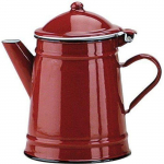 Ibili 910210 Cafeti&egrave;re Conique en acier &eacute;maill&eacute; vitrifi&eacute; Rouge 1 l