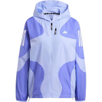 Adidas Running Own The Run Base Wind.Rdy Mugav Sportlik Minimalistlik Kapuutsiga Jakk Naiste Jakk Sinine IW0034 XL
