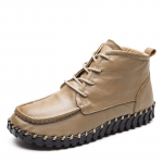 Ehtsast nahast naiste saapad Lamedad papud Pehmest veisenahast naiste kingad Talvised l&uuml;hikesed karusnahast saapad Naiste veekindlad poolsaapad CN 35 (225)