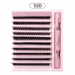 Ripsmed 200 tk Klastrid Lash Bond and Seal Meigivahendid DIY Lashes Extension komplekt ripsmete liimimiseks Liimimine Liim Tarvikud