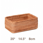 Ristk&uuml;likukujulised rotangist hoiukorvid virnastatavad kootud vitstest karpidest suupistete hoidik k&ouml;&ouml;gikappide jaoks riiul