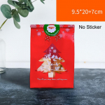 50 tk. lumehelvestega j&otilde;ulupuu kinkekotid H&auml;id j&otilde;ule K&uuml;psetamine Pakendekott Kommikarbid J&otilde;ulukaunistused koduks Navidad 50pcs roheline