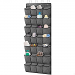 Door Hanging Organizer over The High Heeled Shoes Sock Shoe Holder for Closet Hanger Black Border