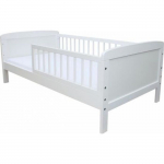 Lastevoodi - Valge - 140x70cm - Lipprestiga - 1-kohaline - Puit valge