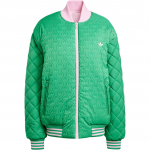 Adidas Originals &Uuml;le-Kogu Prindiga Kahepoolne T&otilde;mblukuga Baseballi Kraega Pilot Pikkade Varrukatega Jakk Naiste jakid Mitmev&auml;rviline JN7656 M
