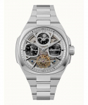 Ingersoll The Spirit Moon Phase roostevabast terasest h&otilde;bedase skeletiga sihverplaadi automaatne meeste k&auml;ekell I15802
