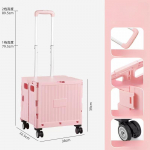 Kokkupandav ostuk&auml;ru supermarket majapidamine ronimine trepid toidupoed k&auml;ru v&auml;ljas telkimine piknikuk&auml;ru toiduk&auml;rud roosa