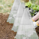 10 tk. Taimepaelad, l&auml;bipaistvad aiakingad, PET-plastikust korduvkasutatavad lasteaiakatted 5pcs puhas