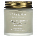 Mary & May, CICA Tea Tree Soothing, Wash-Off Pack, 125g (4.4oz)