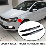 Sobib mudelile VW Volkswagen Polo Mk5 6R 6C 2011 2012 2013 2014 2015 2016 2017 Tagaakna uimed Vooder k&uuml;lgspoiler tiiva trimm