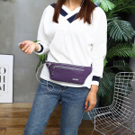 Naised Mehed Multifunktsionaalsed taskud V&auml;lissport Vaba aeg Messenger v&ouml;&ouml;kott lilla