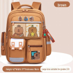 Capibara kerge ja mahukas seljakott 1.&ndash;6. klassi p&otilde;hikooli t&uuml;drukutele, selgroo kaitsega large