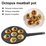 7 auguga Takoyaki grillpann plaat mittekleepuv kaheksajalatsipalli valmistaja Takoyaki valmistaja kodukokkamine k&uuml;psetusvormid vormialus k&ouml;&ouml;gitarvikud Poland