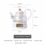 Kerge Luksus Briti P&auml;rastl&otilde;unatee Komplekt Klaasist Lille Tee Kannu Komplektiga, Keraamiline Pliit, K&uuml;&uuml;nlaga K&uuml;tmine, Puuviljade Leotamise Teekann