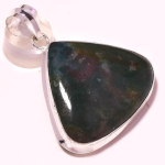 Moss Agate Gemstone Pendant Handmade Ethnic Unique Design Jewelry 1.9 k7r66
