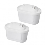 1/2/3/6 tk Veefiltrikassetti Keskkonnas&otilde;bralik Lihtne kasutada BPA-vaba Aktiivs&ouml;e Ioonveefiltrid Varuosad 2pcs