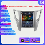Ossuret 9.7 Android 13 Traadita Carplay Subaru Outback Impreza Legacy 2009-2014 jaoks GPS-i Stereo Autoraadio Intelligente Multimeediapleier 4G BT 2 Din S4 8Core 4G 32G