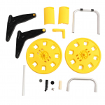 1/2 tolline aiavooliku rull Kaasaskantav aiavooliku hoidik Mahutab 60m 197ft veetorusid v&auml;listingimustesse