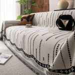 Paksendaatud Diivanikatted P&otilde;hjamaade &Uuml;hev&auml;rvilised Libisemiskindlad Diivanikaitsmed Pealiskatted Toolitekk Elutoa Dekoratsioonitarvikud 180*260cm valge