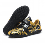 Laste Jalgpallijalatsite &Uuml;hing FG Koolijalgpallisaapad Klambrid Rohutossud Poisid T&uuml;drukud &Otilde;uesporditreening Spordijalatsid 30 kuld