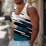 Meeste Suvine Surf Ranna Maika Vabaaja Hingav Varrukateta Top Lahtine Tr&uuml;kiga Maika XXL ts&uuml;aan