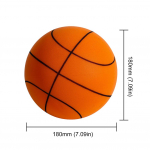 18/21/24cm Vaikne Korvpall Lastele H&uuml;ppav Vaikne Pall Pigistatav Vahtkorvpall Siseruumides Vaikne Pall Laste Spordijalgpalli M&auml;nguasjad