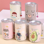 Konserveeritud niisked salvr&auml;tikud Lastele kaasaskantavad t&uuml;nniga purgid 30 lehte puhastuslapid Loominguline multifilmikett armas v&auml;ike kelluke