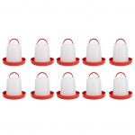 10 tk Automaatne Kana Linnuliha Kana Joogin&otilde;u Jootja S&ouml;&ouml;da S&ouml;&ouml;tja Vesi &Auml;mber P&otilde;llumajandusseadmed L(for 6.5-9kg)