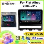 Android Fiat Albea 2004-2012 Auto Raadio Multimeedia Video M&auml;ngija Navigatsioon stereo GPS Ei 2din 2 din 4 core 2+32CP