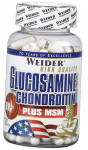 Gl&uuml;koosamiin Kondroitiin MSM, Glucosamine Chondroitin plus MSM, Weider 120kaps (03089002) 120caps