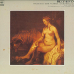 LP plaat ISAAC STERN, NEW YORKI FILHARMOONIKUD, - Beethoveni D-duur viiulikontsert FCCA540 CBS/SONY Jaapan Klassika Kasutatud