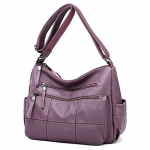 Disainer luksuslikud naiste k&auml;ekotid Naiste Crossbody kotid naistele Feminina Bolsa nahast &otilde;lakott 30*16*24cm lilla