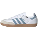 adidas Samba OG Valge Tuhm Sinine Kummist Tald Naiste Tennised Pilvevalge Alumiinium JS1391 43⅓