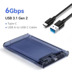 USB3.1 v&auml;line k&otilde;vaketta &uuml;mbris 2,5 tolline k&otilde;vaketta korpus 5 Gbps edastuskiirusega k&otilde;vaketta &uuml;mbris USB-t&uuml;&uuml;pi C SATA HDD SSD salvestus&uuml;mbris s&uuml;learvuti jaoks