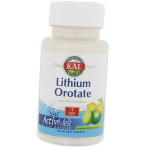 Liitiumorotaat, Lithium Orotate 5 tabletti, KAL 90 tabletti Sidruni-laimi (36424027) 90tab Llime