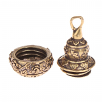 Brass Gourd Lucky auto v&otilde;tmehoidja ripatsid Pill Box ravimikarp, konteiner pudel