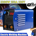 3200W DC 220V 250A ZX7-250 Kaarkeevitusmasin Kodumajapidamise Puhas Vask Kaasaskantav Keevitusinverter Elektri keevitust&ouml;&ouml;riist keevitusmasin upgrade