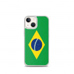 Coque T&eacute;lephone Drapeau Br&eacute;sil &ndash; iPhone 13 mini