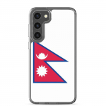 Coque T&eacute;l&eacute;phone &ndash; Samsung &ndash; Galaxy S10e &ndash; Drapeau du N&eacute;pal &ndash; Supp &ndash; Mitmev&auml;rviline