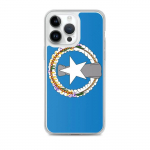Coque iPhone &ndash; Drapeau &Icirc;les Mariannes du Nord &ndash; Souple &ndash; Mitmev&auml;rviline &ndash; &Uuml;hilduv iPhone 14 Pro Max