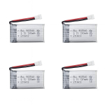LiPo akukomplekt 720mAh 3,7V &ndash; 4 tk &ndash; &Uuml;hildub Syma X5, Cheerson CX-30W, Skytech M68, Wltoys F949 mudelitega &ndash; 45x25x10mm &ndash; H&otilde;bedane h&otilde;be
