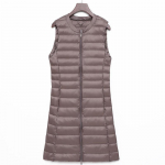 &Uuml;likerge udusulevest naistele, pikk vest, tuulekindel, kerge, soe vest, naiste udusulemantel, pikk, slim, varrukateta jakk XXXXL khaki