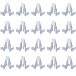 Polstri klambrid, Uksepaneeli klambrid (20 t&uuml;kki), Polstri kaunistusklambrid, Postid, Kaunistusklambrid, 1.5 inches valge