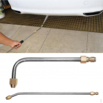 2pcs High Pressure Washers Metal Pole 90&deg; & Angled Lengthen Spray Replacement Parts cleaning